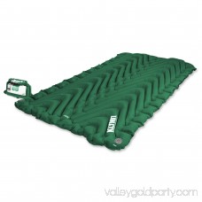 Klymit Double V Camping Sleeping Pad for Two (Forest Green)